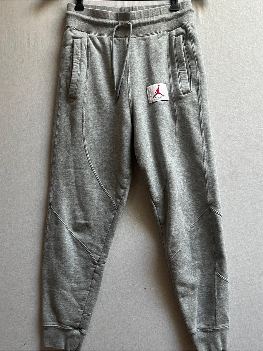 Jordan Flight Grey Fleece Jogger Sweatpants Mens XS